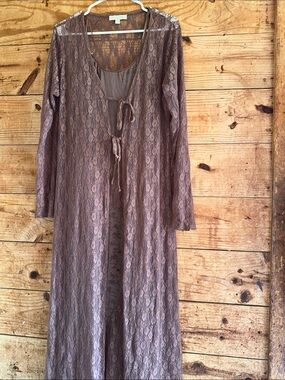 thirty thirty brown long sleeve dress Casual Vacation Lantern Sleeve Slit Dress Maxi Women Maxi Dress Brown at  Amazon Women's Clothing store